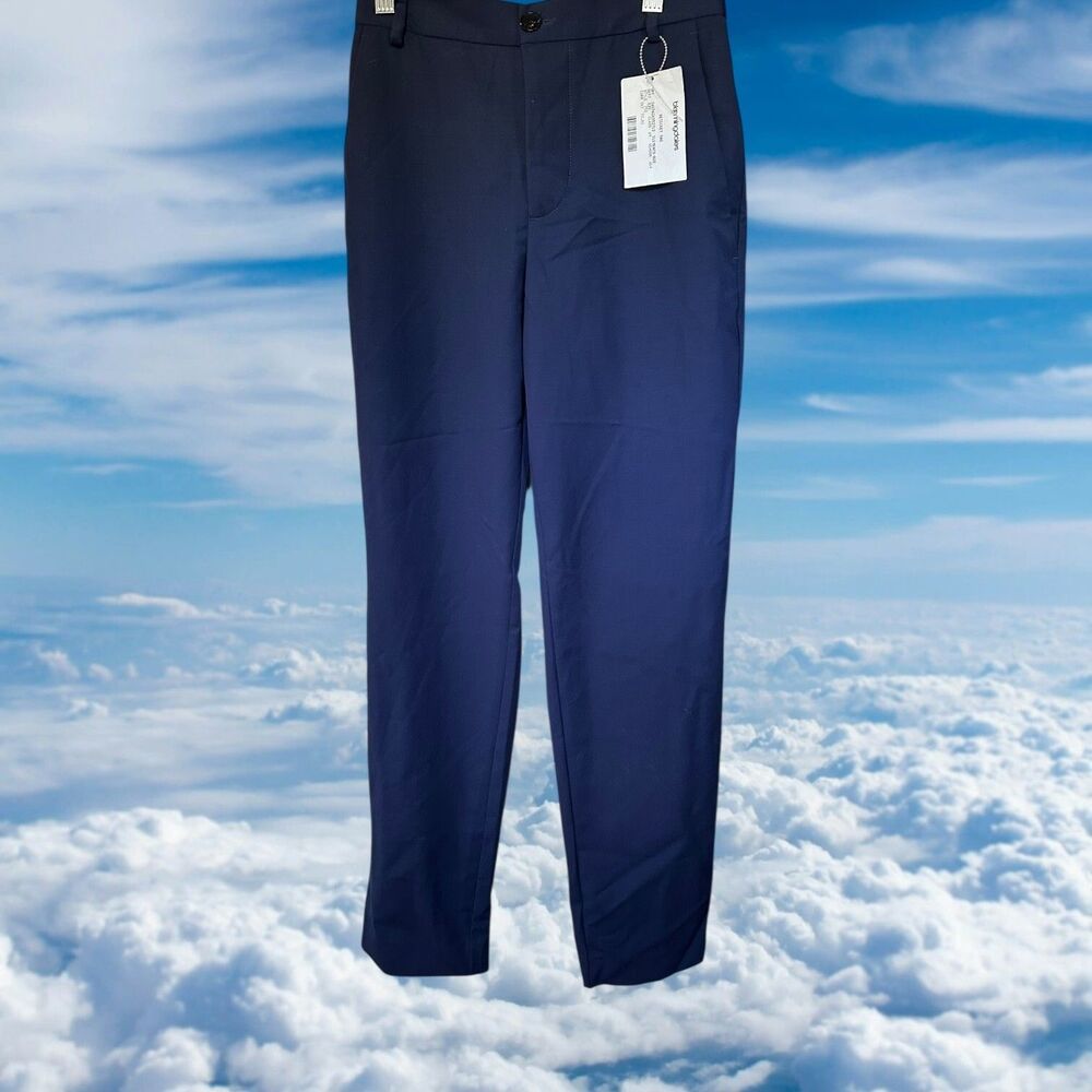 Zadig & Voltaire Pomelo Pant Size 34 Pomelo Navy Wool Trouser